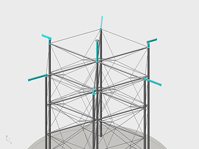 2016 Fa. Kristallturm Texas Wetterschutz Kletterturm